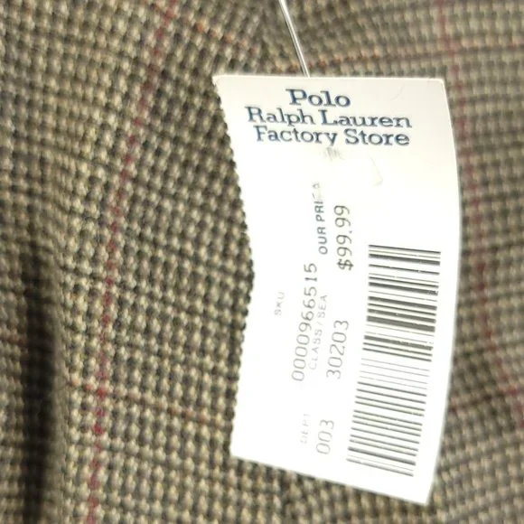 Vtg Polo Ralph Lauren Pants Men's 31x36 Wool Multicolor Stewart Sport Trousers - Picture 5 of 12